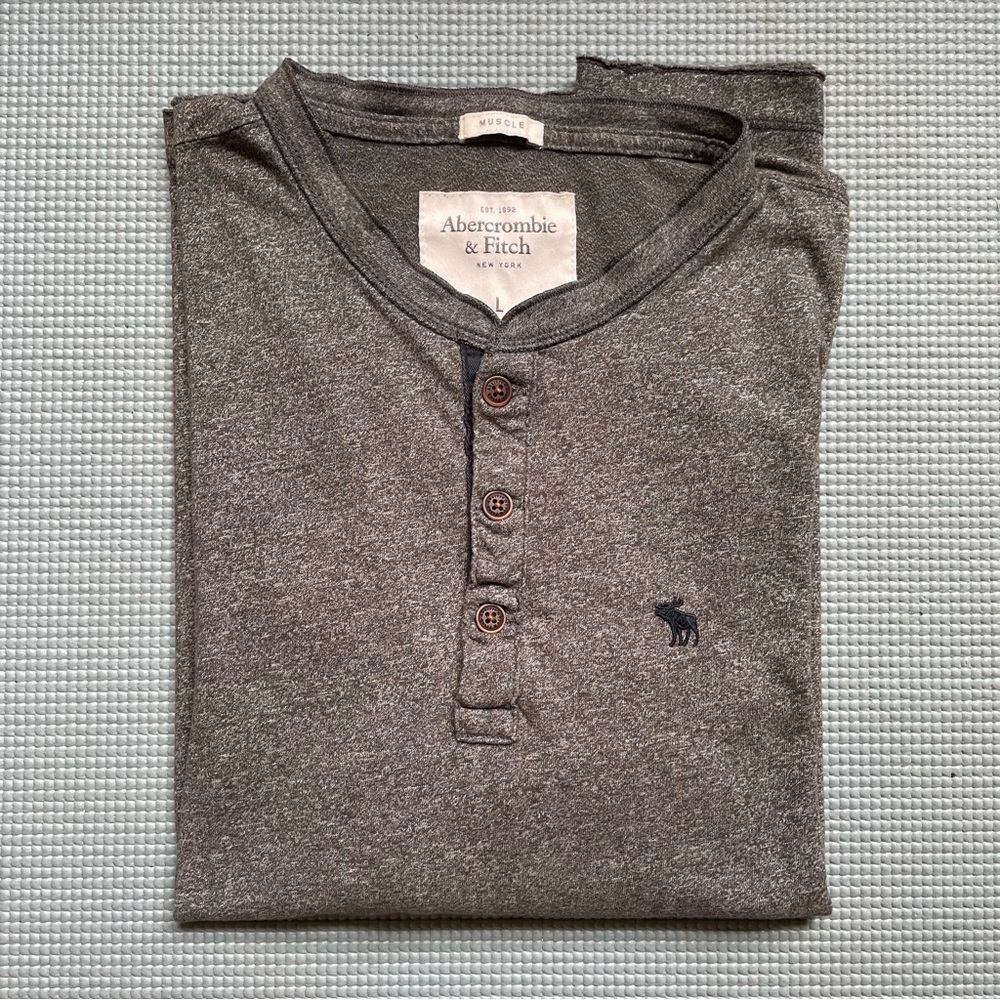 A&F Long Sleeve Muscle Tee